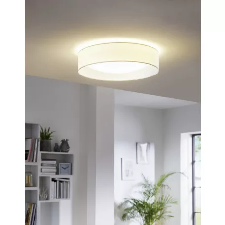 Eglo 31588 textil mennyezeti LED lámpa 12W 32cm fehér PASTERI