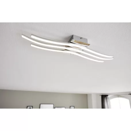 Eglo 31995 LED-es mennyezeti lámpa 26W króm/fehér, RONCADE @