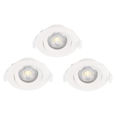   Eglo 32896 LED beépíthető 3x5W 3000K fehér állítható Sartiano