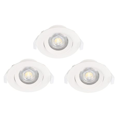 Eglo 32896 LED beépíthető 3x5W 3000K fehér állítható Sartiano