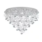 Eglo 39246 LED mennyezeti lámpa 43x1,8W króm/kristály Pianopoli