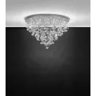 Eglo 39246 LED mennyezeti lámpa 43x1,8W króm/kristály Pianopoli