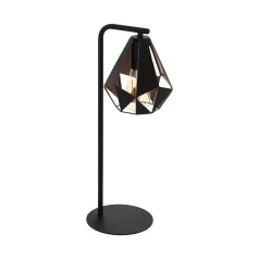   Eglo 43058 Asztali lámpa E27 1x60W fekete/vörösréz Carlton4