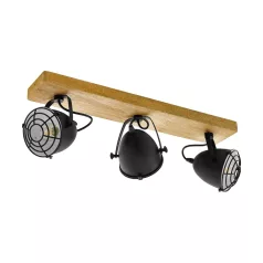   Eglo 49078 Fali/mennyezeti lámpa E14 3x40W fa/fekete Gatebeck
