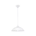 Eglo 82785 függeszték lámpatest E27 60W fehér csíkos Vetro