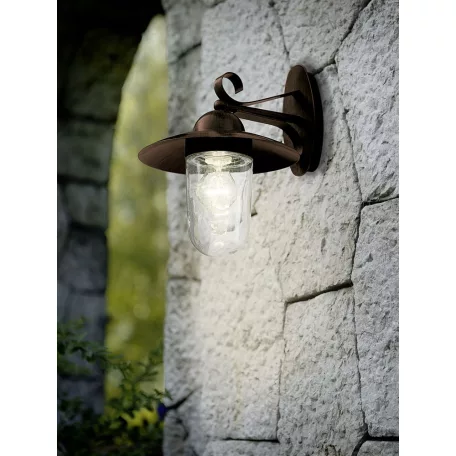 Eglo 83589 Kültéri fali lámpa E27 1x60W antik-barna Milton