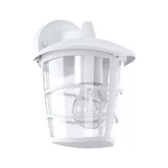   Eglo 93095 Kültéri fali lámpa le E27 60W fehér IP44 Aloria