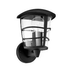   Eglo 93097 Kültéri fali lámpa fel E27 60W fekete IP44 Aloria