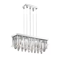   Eglo 93422 Kristály függeszték lámpatest G9 7x33W 23x69cm Calaonda