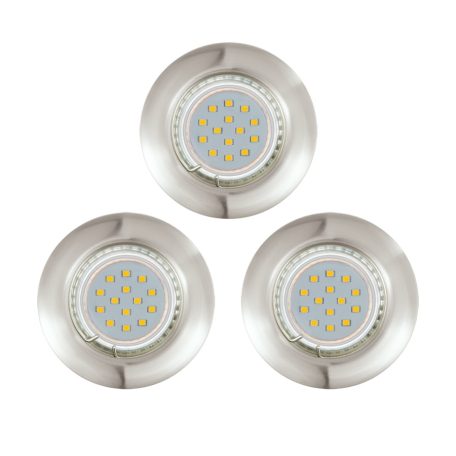 Eglo 94237 Led beépíthető lámpa GU10 3x3W matt nikkel fix Peneto