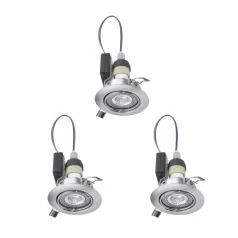   Eglo 94407 Led-es beépíthető lámpa GU10 3x5W króm Peneto
