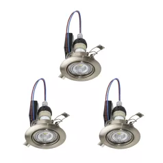   Eglo 94408 Led beépíthető lámpa GU10 3x5W matt nikkel Peneto