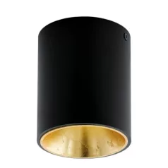   Eglo 94502 Led mennyezeti lámpa 1x3,3W fekete/arany kerek Polasso