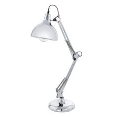 Eglo 94702 Asztali lámpa E27 60W króm Borgillio