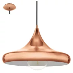   Eglo 94742 függeszték lámpatest E27 60W 40cm réz színű Coretto2