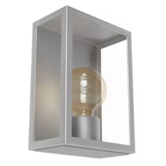   Eglo 94827 Kültéri fali lámpa E27 1x60W nemesacél/üveg Alamonte