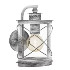   Eglo 94866 Kültéri fali lámpa le E27 1x60W antikezüst Hilburn1