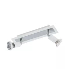   Eglo 94959 LED fali/mennyezeti lámpa GU10 2x5W fehér/króm Sarria