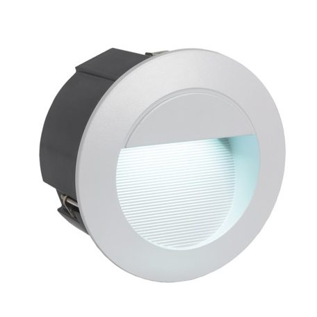 Eglo 95233 Kültéri LED falbaépíthető lámpa 2,5W ezüst ZimbaLed