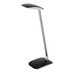   Eglo 95696 LED-es Asztali lámpa 4,5W CAJERO, fekete, érintőkapcsoló+USB