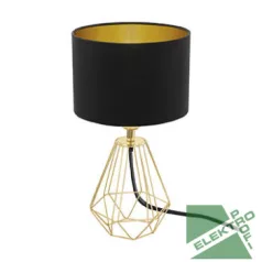 Eglo 95788 Asztali lámpa E14 1x60W réz/fekete Carlton2