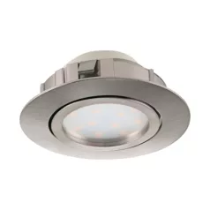   Eglo 95853 LED beépíthető lámpa 3x6W 8,4cm matt nikkel Pineda