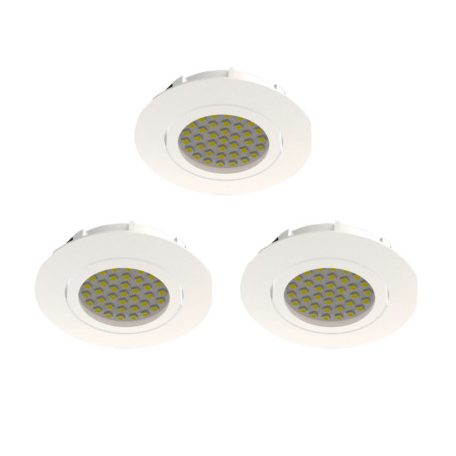 Eglo 95857 LED beépíthető lámpa 3x6W 8,4cm fehér Pineda