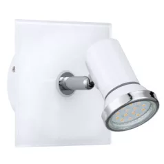   Eglo 95993 LED fali lámpa GU10 1x3,3W fehér/króm IP44 Tamara