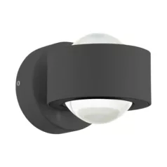 Eglo 96049 LED-es fali lámpa 2x2,5W fekete ONO 2