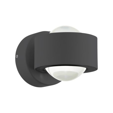 Eglo 96049 LED-es fali lámpa 2x2,5W fekete ONO 2