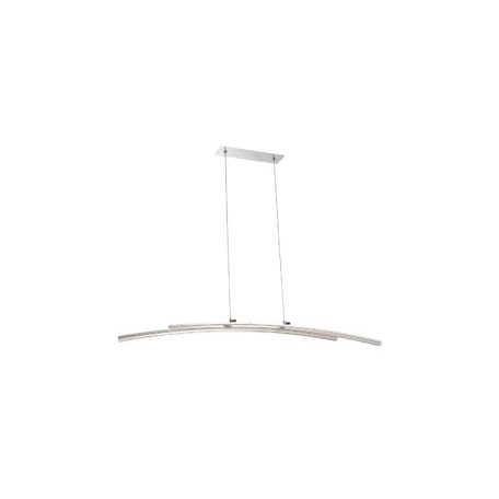 Eglo 96096 LED függeszték lámpatest 21W 96cm króm/átlátszó Pertini