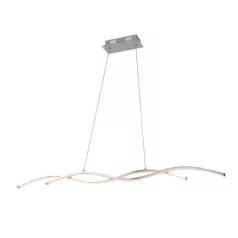   Eglo 96104 LED függeszték lámpatest 2x14W 102cm króm/fehér Lasana2