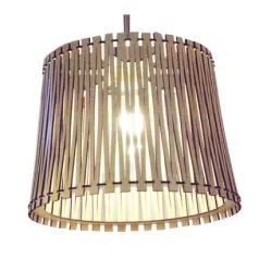   Eglo 96193 függeszték lámpatest 1xE27 54 cm kör SENDERO juhar