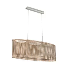   Eglo 96194 függeszték lámpatest 2xE27 75cm ovális SENDERO juhar