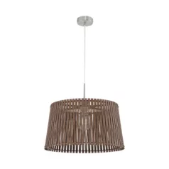   Eglo 96199 függeszték lámpatest E27 1x60W 45cm sötétbarna Sendero