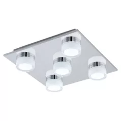 Eglo 96544 Led mennyezeti lámpa 5x7,2W IP44 króm Romendo1