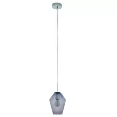   Eglo 96773 függeszték lámpatest E27 1x28W króm/átlátszó fekete Murmillo