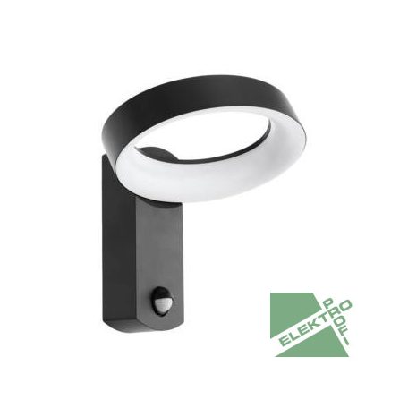 Eglo 97308 Kültéri LED fali lámpa szenzoros fekete/fehér Pernate