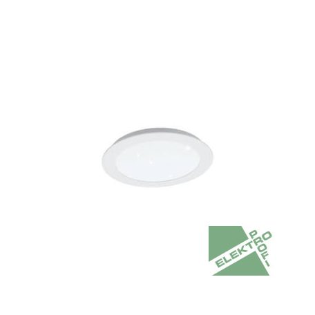 Eglo 97593 LED beépíthető lámpa 14W 22,5cm fehér/kristály Fiobbo