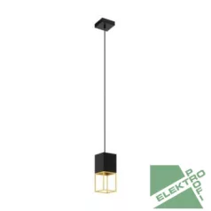   Eglo 97733 LED függeszték lámpatest GU10 1x5W fekete/arany Montebaldo