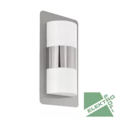   Eglo 98085 LED kültéri fali lámpa E27 2x10W nemesacél/fehér Cistierna