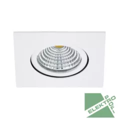   Eglo 98302 LED beépíthető lámpa 6W 2700K 380Lm 8,8x8,8cm fehér Saliceto