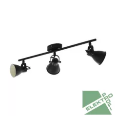   Eglo 98399 LED fali/mennyezeti lámpa GU10 3x3,3W fekete Seras