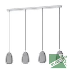 Eglo 98616 függeszték lámpatest E27 4x40W króm Alobrase