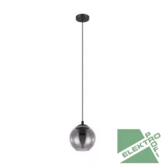 Eglo 98651 függeszték lámpatest E27 1x40W fekete Ariscani