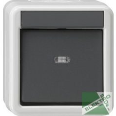   GIRA 10630 vízmentes falon kívüli 106 (váltó) komplett szürke