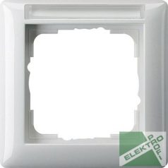   GIRA 109103 System 55 keret 1-es feliratimezős fehér fényes