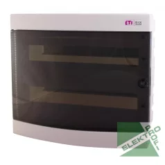 ETI 1101083 Kiselosztó ECM2x18PT süllyesztett, átl.ajtóval