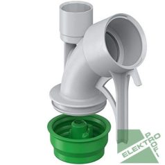 Kaiser 1202-29 30°-os ferde mennyezeti és oldalfali kivezető vég M32, 25/250