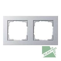 GIRA 21225 E2 keret 2-es alumínium